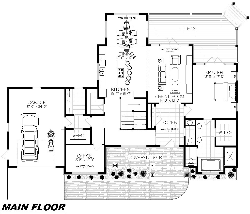 Plan 1021 Main Floor